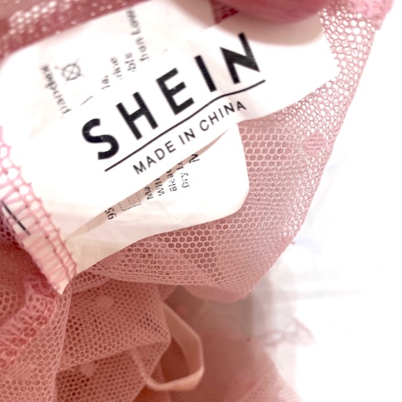 Mesh SHIEN baby pink 2 piece - Picture 3 of 4